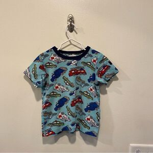 Polarn o Pyret short sleeve cotton tee shirt vehicle theme size 3-4 years